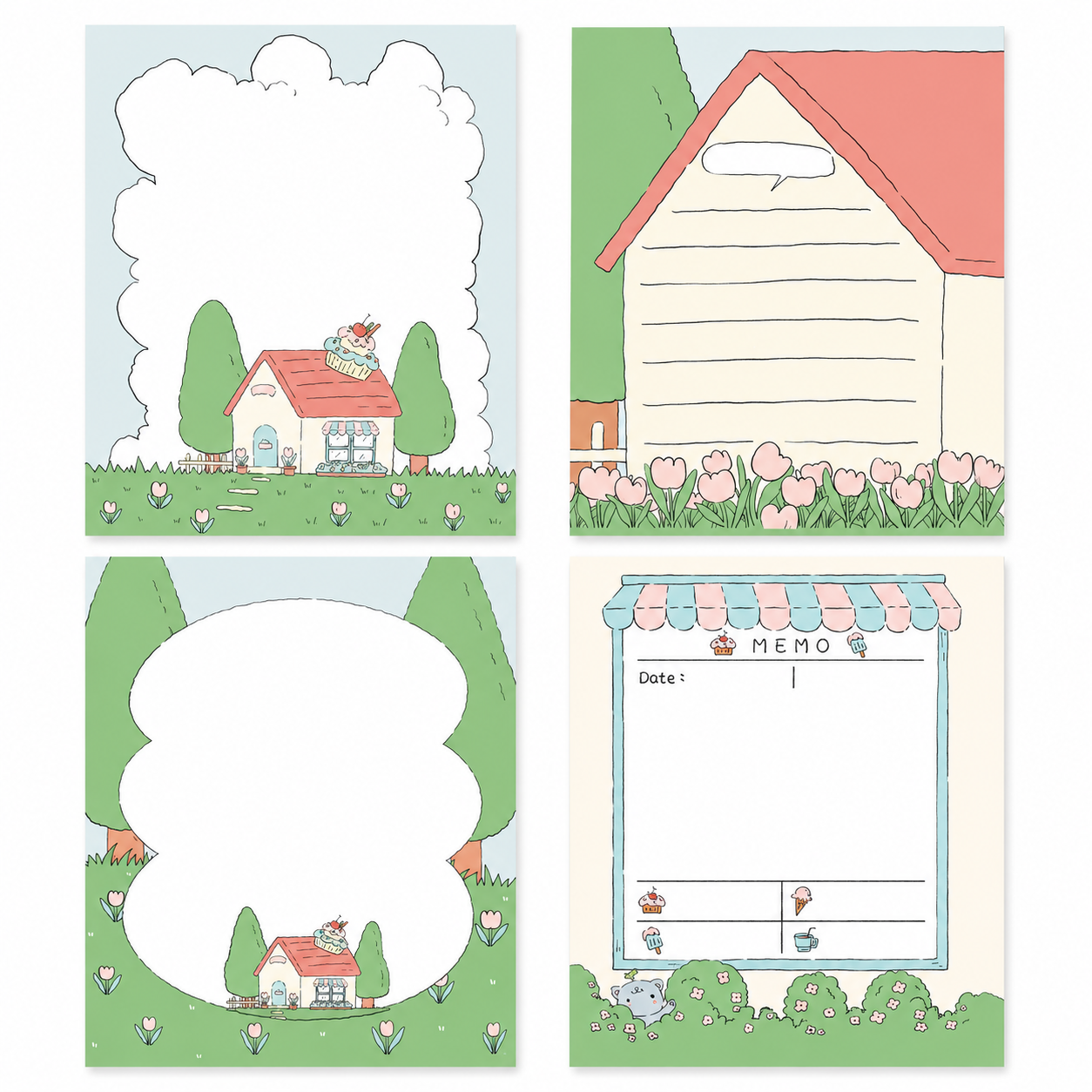 Cupcake Daydream Notepad