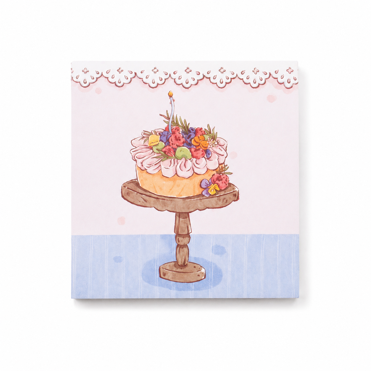 Patisserie Correspondence Sticky Note Pad