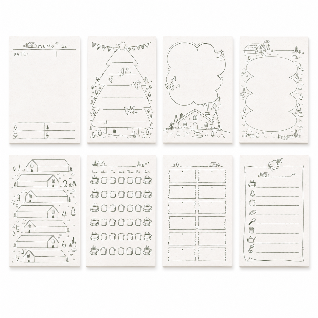 Woodland City Hall Notepad