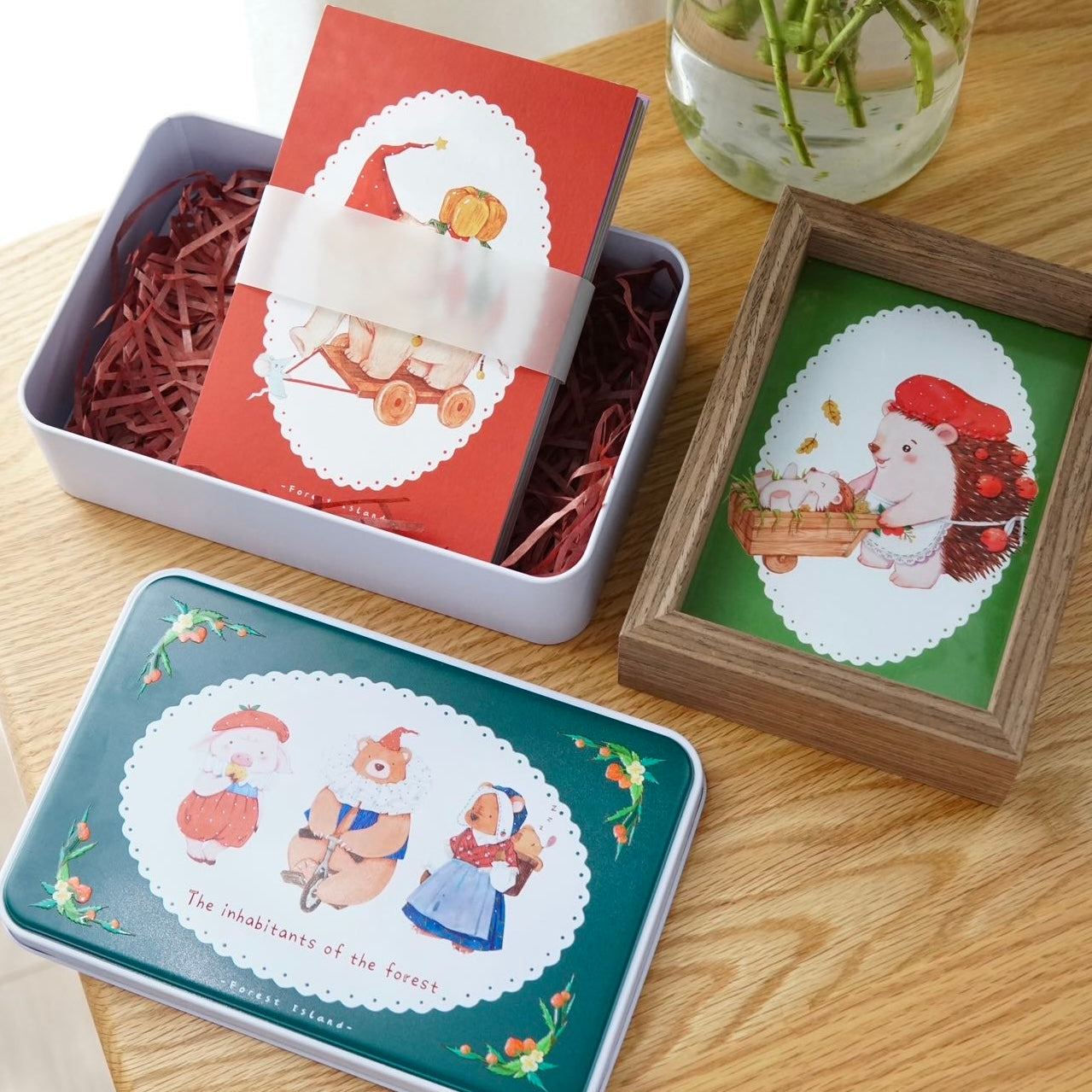 Illustrated Postcard Gift Set