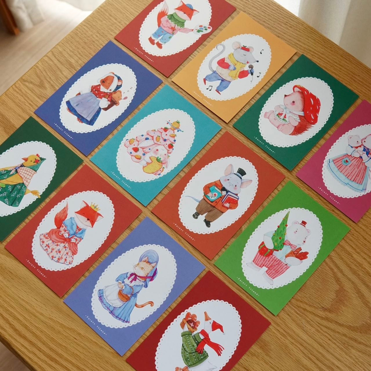 Illustrated Postcard Gift Set