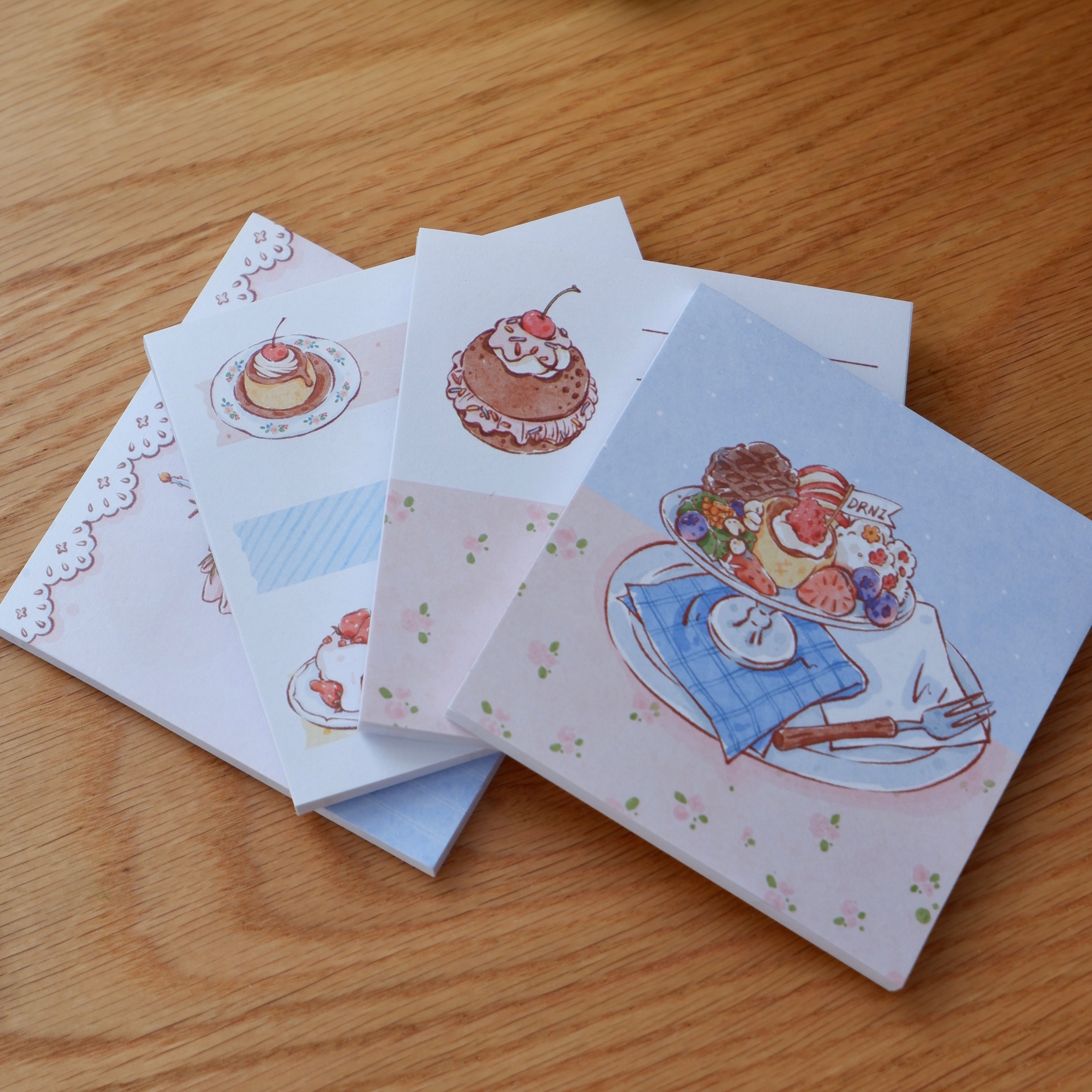 Patisserie Correspondence Sticky Note Pad